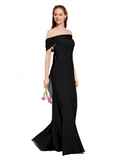 Wholesale Fit and Flare Long Chiffon Prom Dress with Sash and Open Back