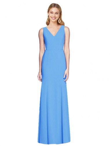 Wholesale Flattering Trumpet Long Sleeveless Prom Dress with Open Back