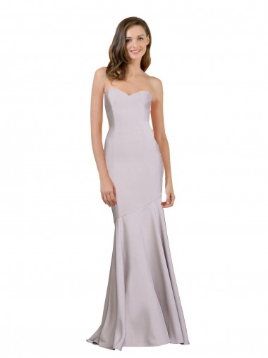 Wholesale Crepe Mermaid Prom Dress with Low Back
