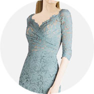 Wholesale Half Sleeves Prom Dresses